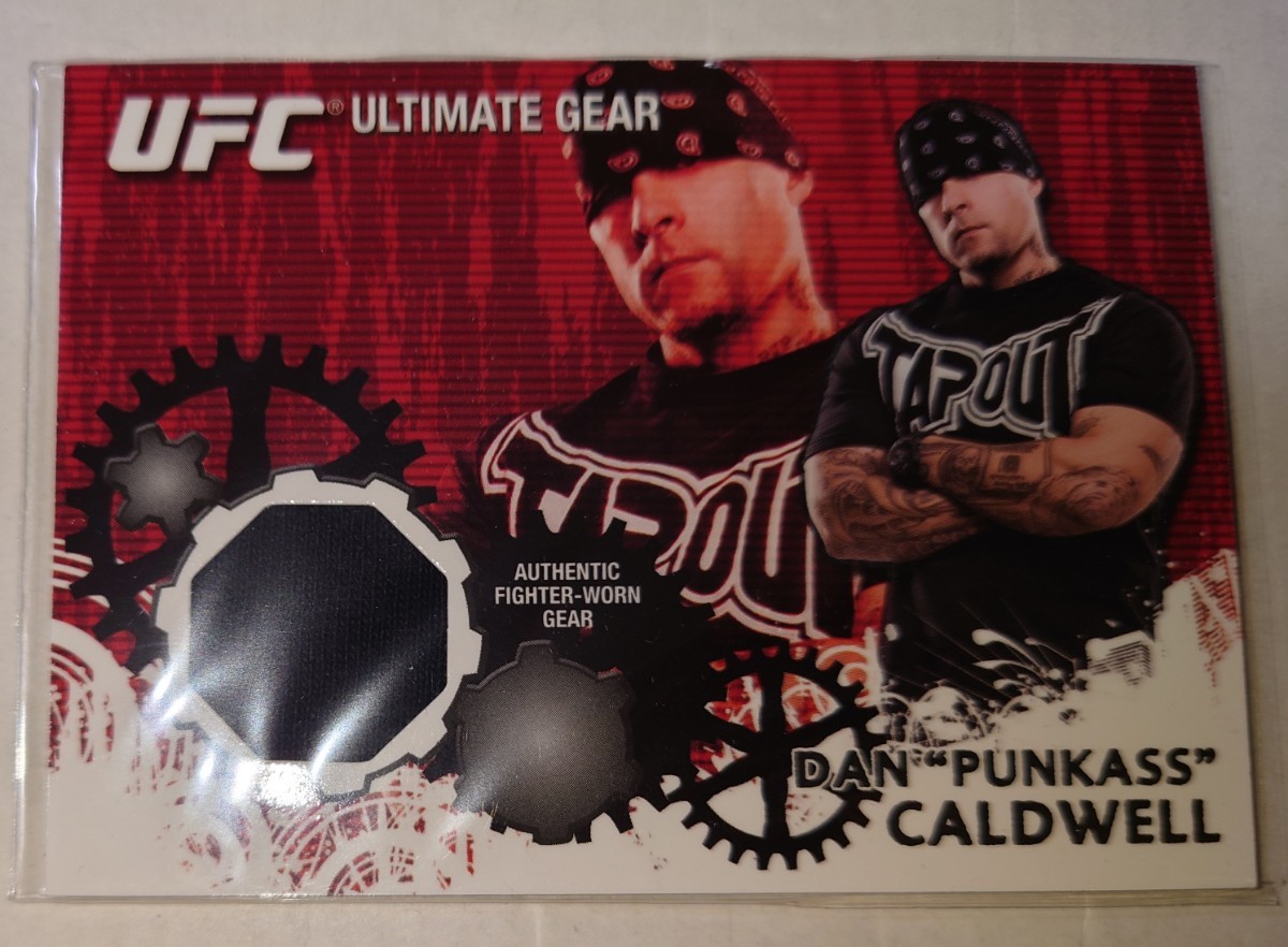 TOPPS 2010 UFC DAN PUNKASS CALDWELL　GEAR RELIC CARD_画像1