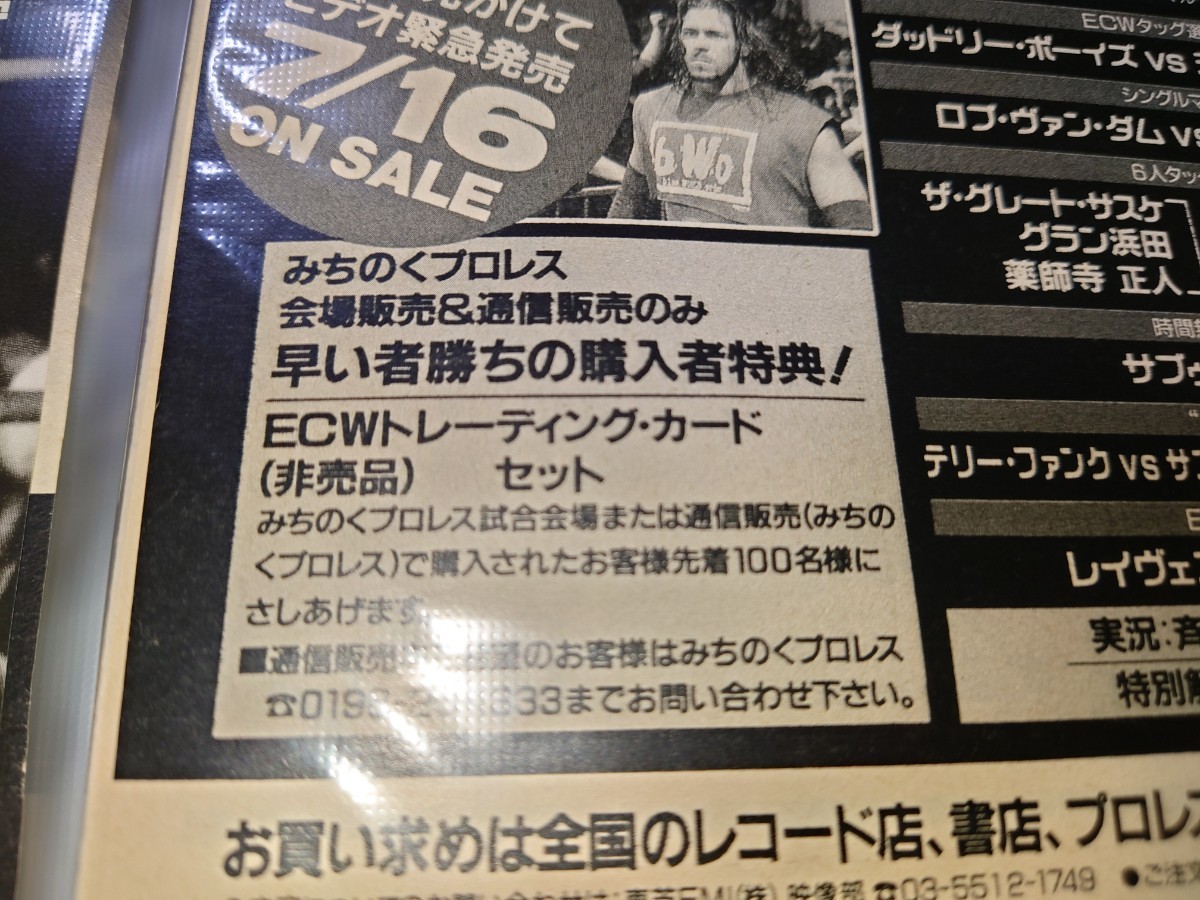 ECW ベアリーリーガル　VIDEO特典カード　9枚　非売品_画像4