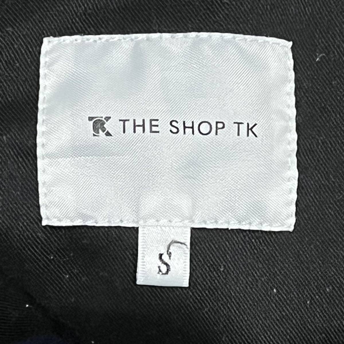 【THE SHOP TK】ザショップティーケー パンツ ストレッチ ストレート カジュアル キレカジ ボタンフライ コットン 紺 メンズ S/834ZZ_画像8