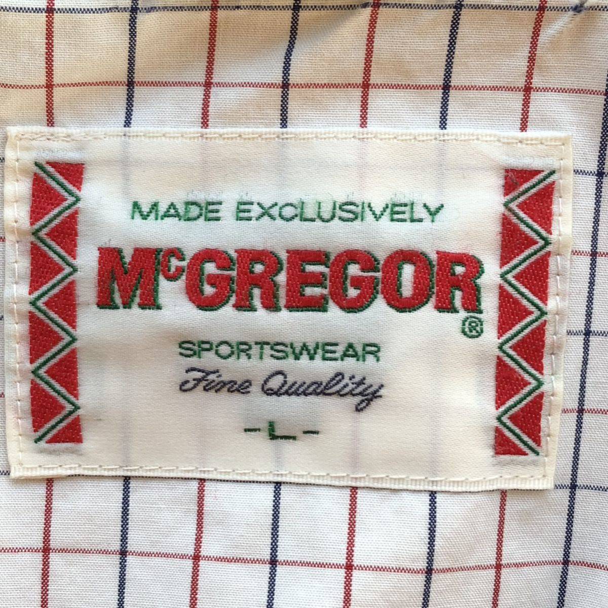 【McGREGOR】マックレガー ジャケット ベージュ メンズ ジップアップ ボタン フード ハーフ コート スプリング 上着 L/899BB_画像8