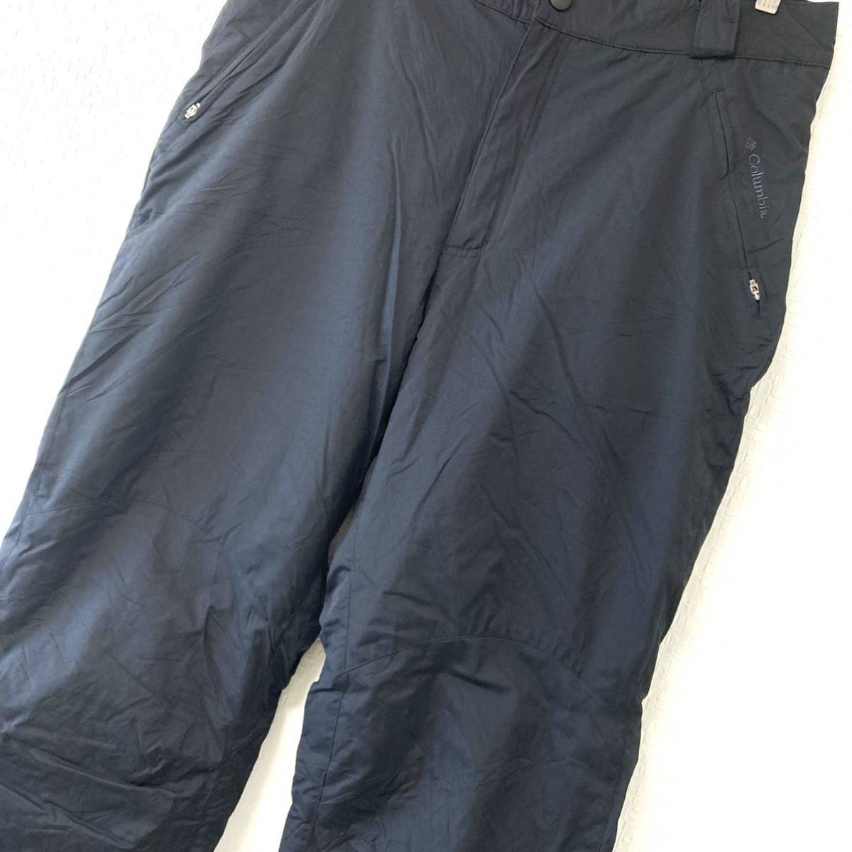 【Columbia】コロンビア ナイロン100% スキー パンツ スノー ウェア スノボ 防寒 雪 ゲレンデ ボトムス ブラック 黒 メンズ XL/1779UU_画像6