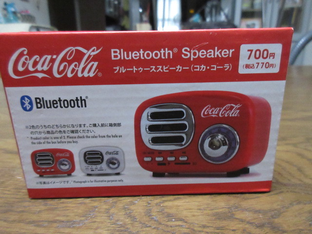DAISO Bluetooth スピーカー コカコーラ Coca-Cola 赤_画像1