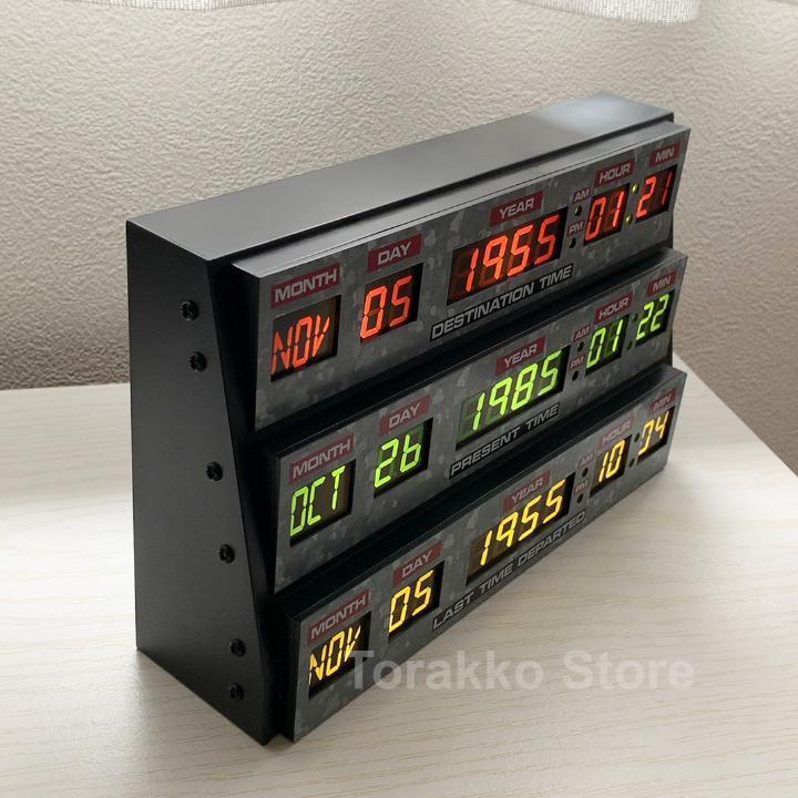バックトゥザフューチャー LEDライト 公式ライセンス品 タイム バックトゥザフューチャー LEDライト 公式ライセンス品 タイム