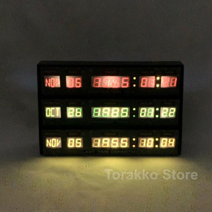 バックトゥザフューチャー LEDライト 公式ライセンス品 タイム バックトゥザフューチャー LEDライト 公式ライセンス品 タイム