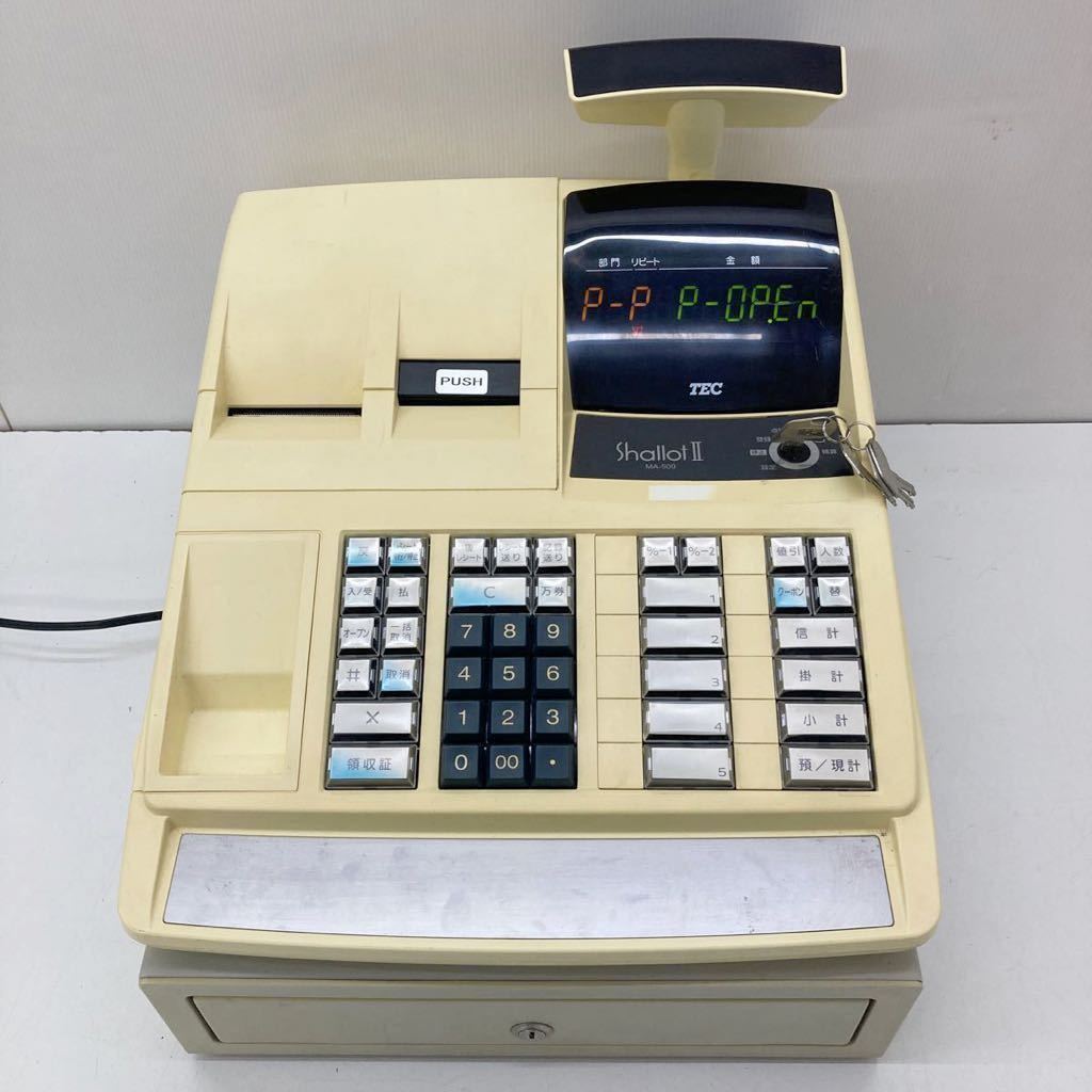 ①TEC 東芝テック 電子 キャッシュレジスター MA-500 ドロア ①TEC 東芝テック 電子 キャッシュレジスター MA-500 ドロア