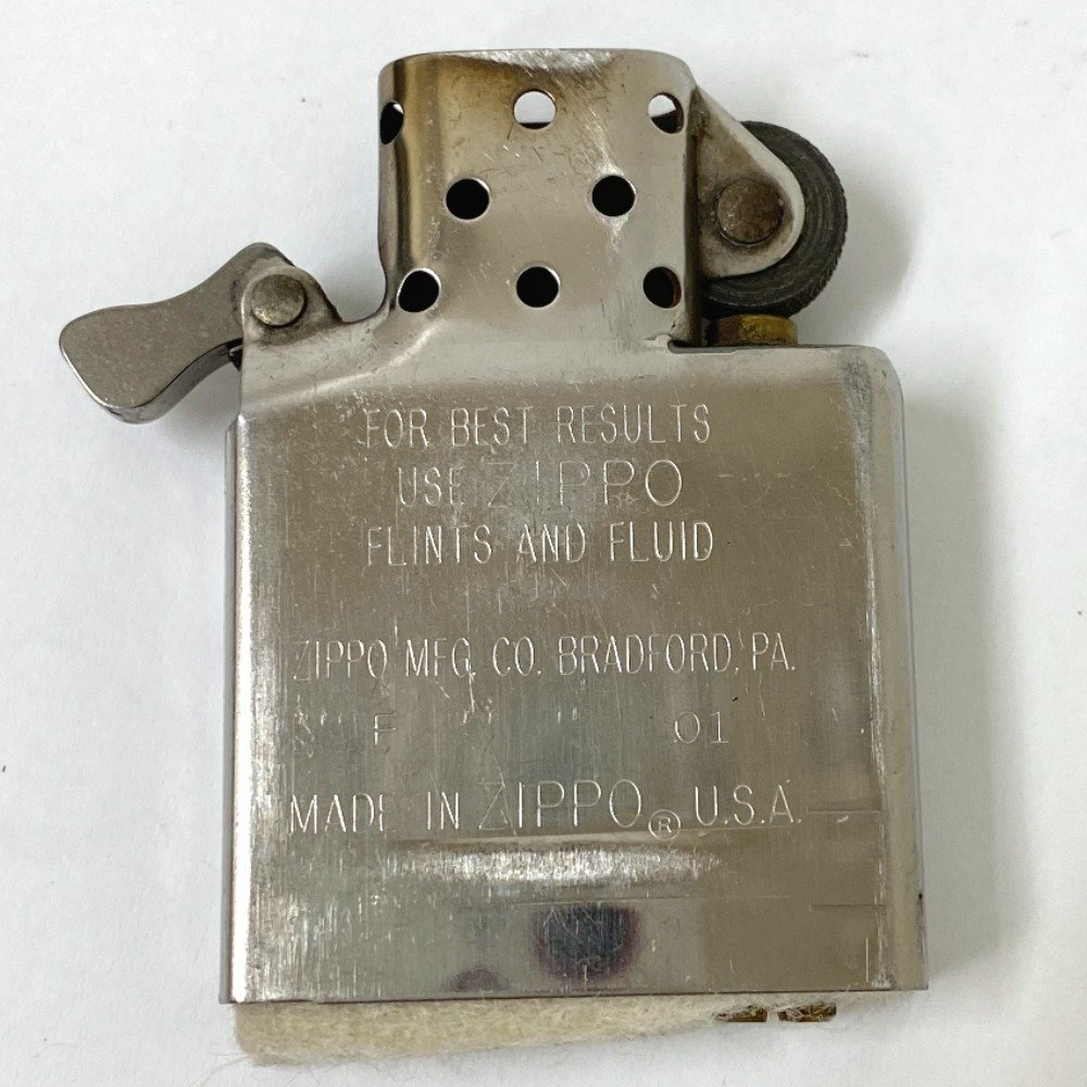 【送料無料】ZIPPO ジッポー オイルライター SILVER Cross シルバークロス 2001年製 中古【Ae466895】_画像4