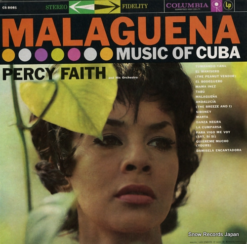 パーシー・フェイス malaguena (music of cuba) CS8081_画像1