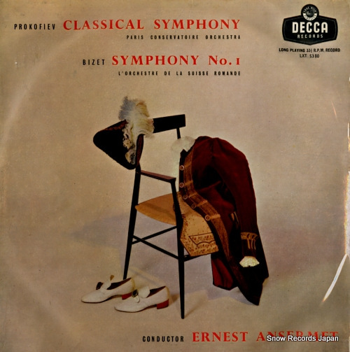 エルネスト・アンセルメ classical symphony / symphony no.1 LXT5380_画像1