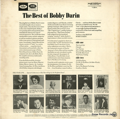 ボビー・ダーリン the best of bobby darin T2571_画像2