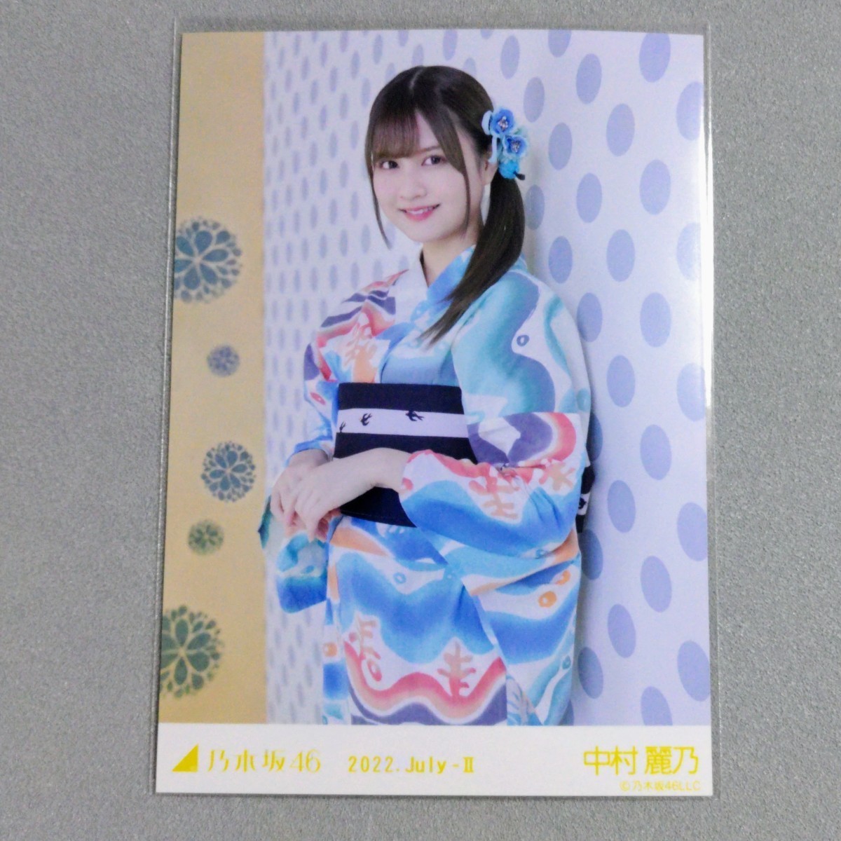 乃木坂46 中村麗乃 2022 July Ⅱ 生写真_画像1