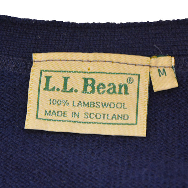 L.L.Bean　エルエルビーン　Vintage　スコットランド製　ウールカーディガン　8054000149223_画像6
