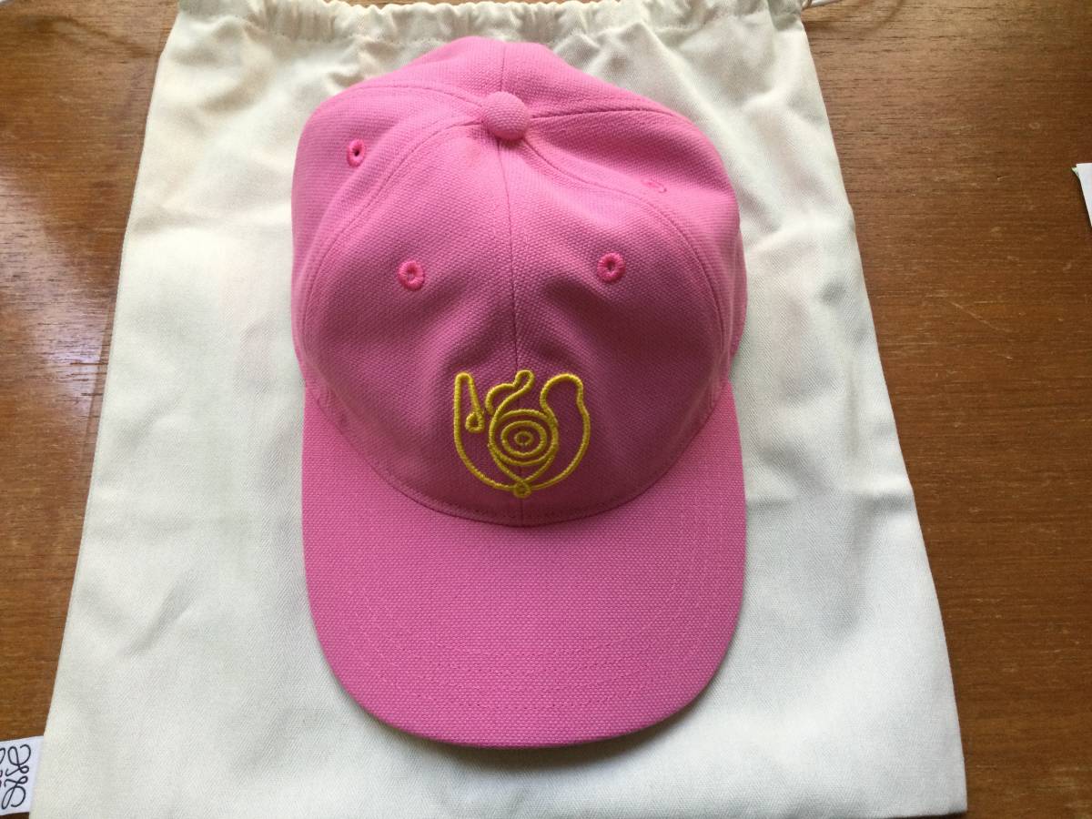 新品 ロエベ キャップ メンズ・レディース帽子 pink 56㎝調整可 送料無料_画像3