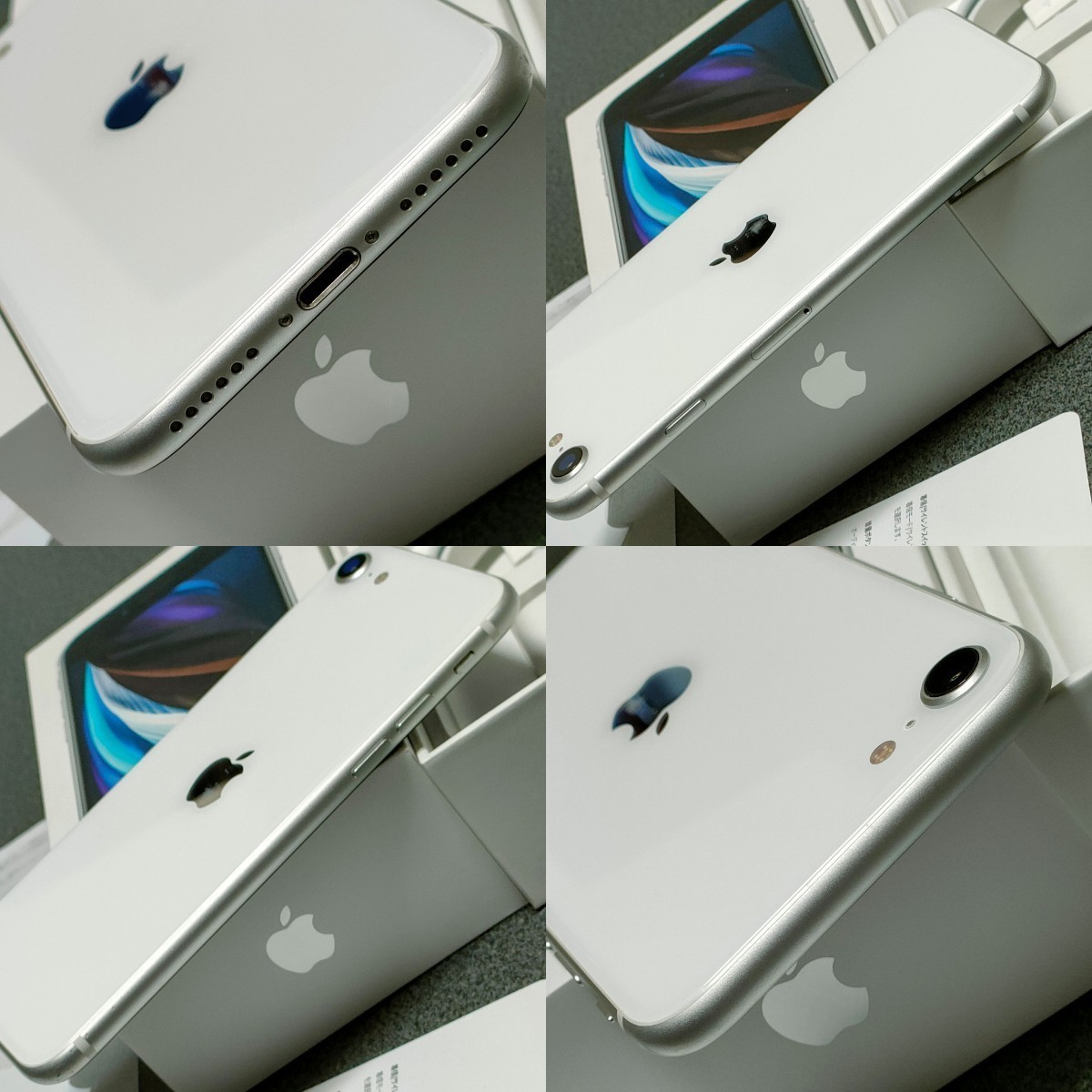 iPhone SE2【iPhone SE第2世代 128GB】【 Apple SIMフリー】【ホワイト】【液晶 新品交換】【新品 大容量2250mAhバッテリー搭載】_画像5