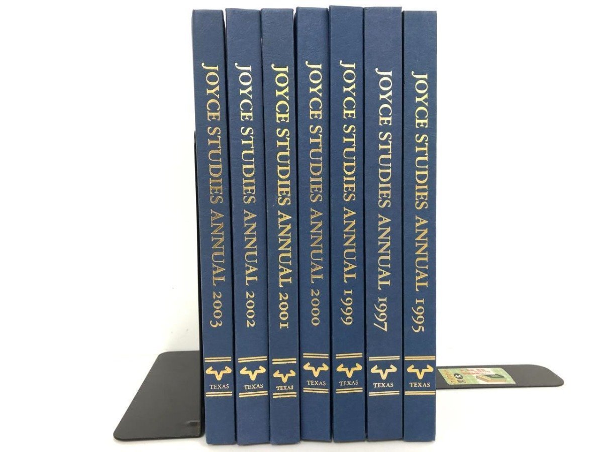 ▼　【不揃い7冊 英文洋書 Joyce Studies Annual 1995-2003 ※1996・1998 欠※ ジョイス研究年鑑】167-02311_画像1