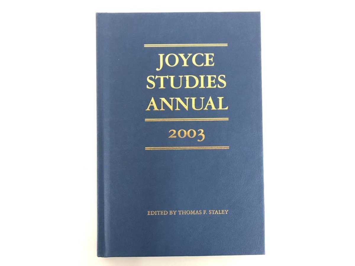 ▼　【不揃い7冊 英文洋書 Joyce Studies Annual 1995-2003 ※1996・1998 欠※ ジョイス研究年鑑】167-02311_画像3