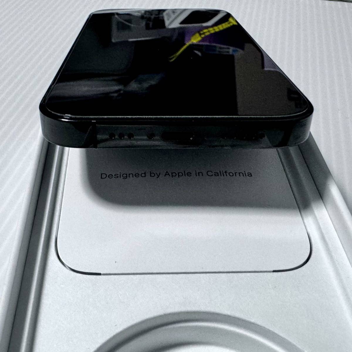 美品 送料無料 Apple iPhone 14 Pro スペースブラック 512GB アップル スマートフォン _画像9