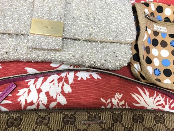 ma_4419 豪華15点!! COACH GUCCI アディダス など! カバン 鞄 バッグ ボストン ポーチ ショルダー キッズリュック など セット まとめ 大箱_画像6