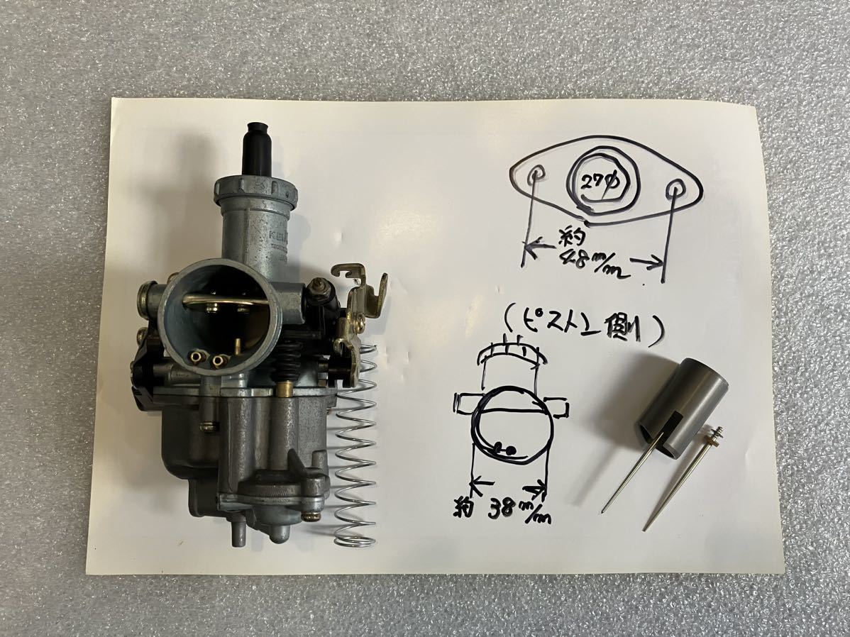 KEIHIN キャブレター ( MADE in JAPAN ) 未使用品　スペアニードル付　年内お値打ち価格で出品！　2024年1月より元の価格にての出品です。_画像7