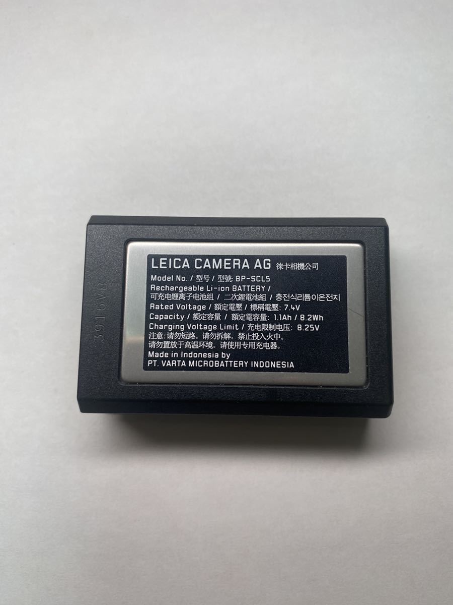 Leica ライカM10用 リチウムイオンバッテリー BP-SCL5(ミラーレス一眼