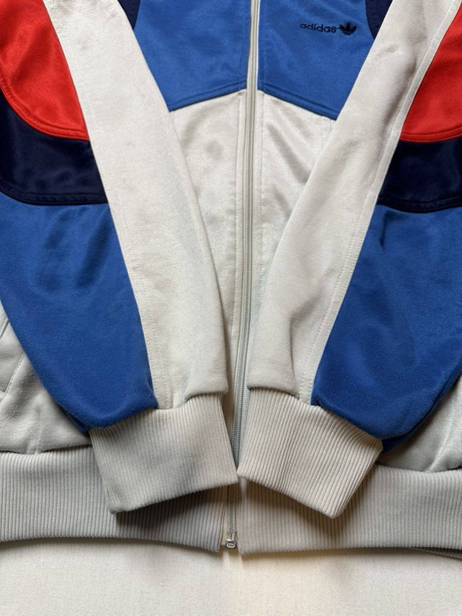 80's vintage adidas tracksuit アディダス ヴィンテージ ジャージ トラックジャケット 古着 台湾 ビンテージ _画像7