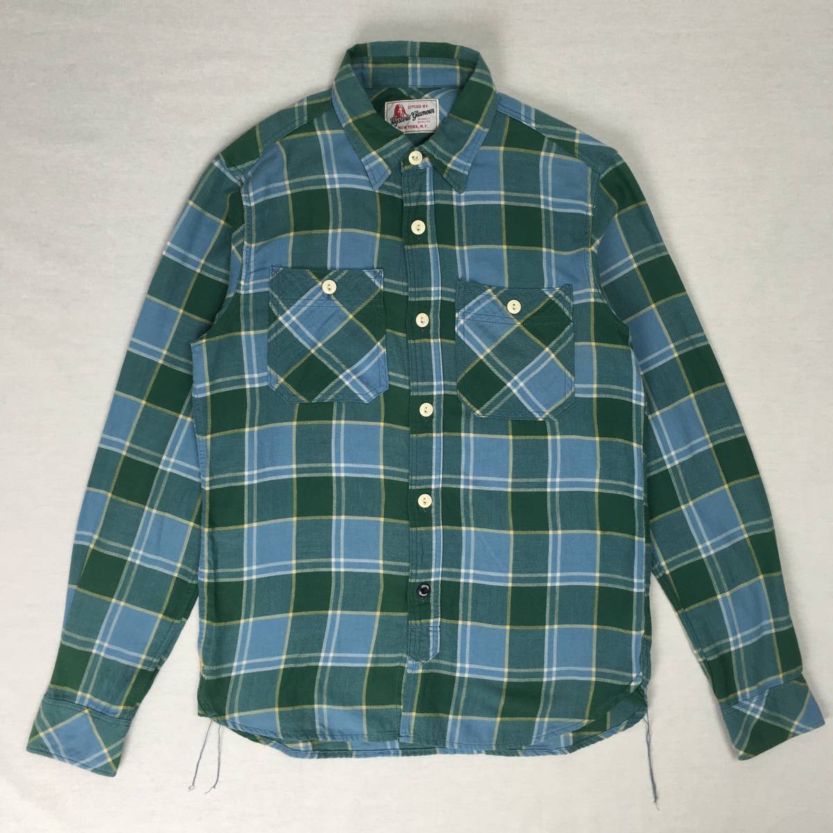 HYSTERIC GLAMOUR Hysteric Glamour check pattern shirt made in Japan S size long sleeve empty . finishing 0243AH02