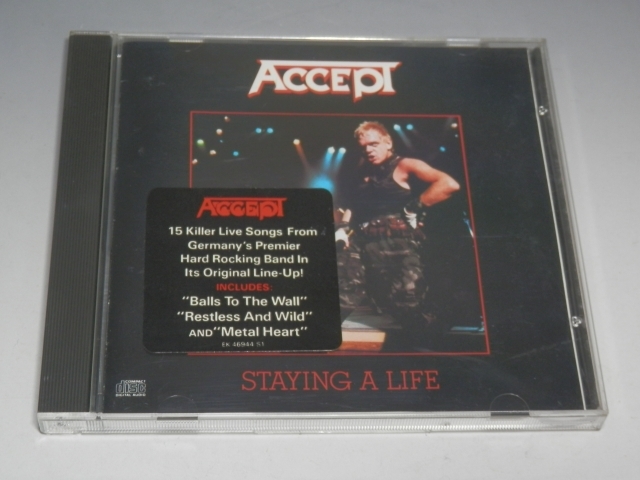 □ ACCEPT アクセプト STAYING A LIFE 輸入盤CD_画像1
