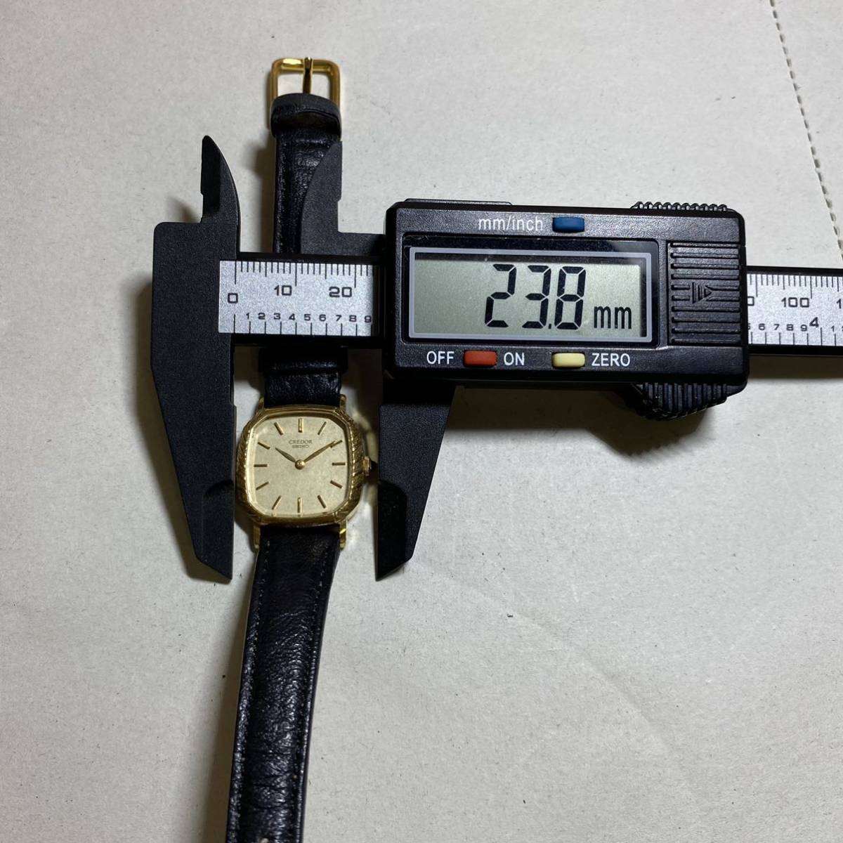 ☆SEIKO CREDOR セイコー クレドール 1400-7420 クォーツ ケース 18K レディース 腕時計☆B-15_画像8