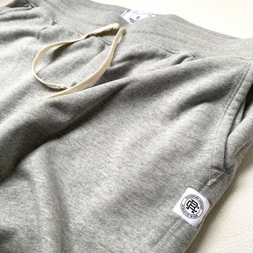 XL 新品 カナダ製 REIGNING CHAMP レイニングチャンプ ミッドウェイトテリー スリム スウェット パンツ 定2.2万 グレー RC-5075 送料無料_画像5