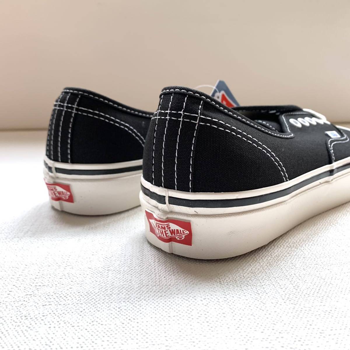 新品レア VANS バンズ アナハイム オーセンティック 44DX 黒 ブラック27.5㎝ メンズ US企画 ヴィンテージ ULTRA CUSH印字有 希少 送料無料_画像5