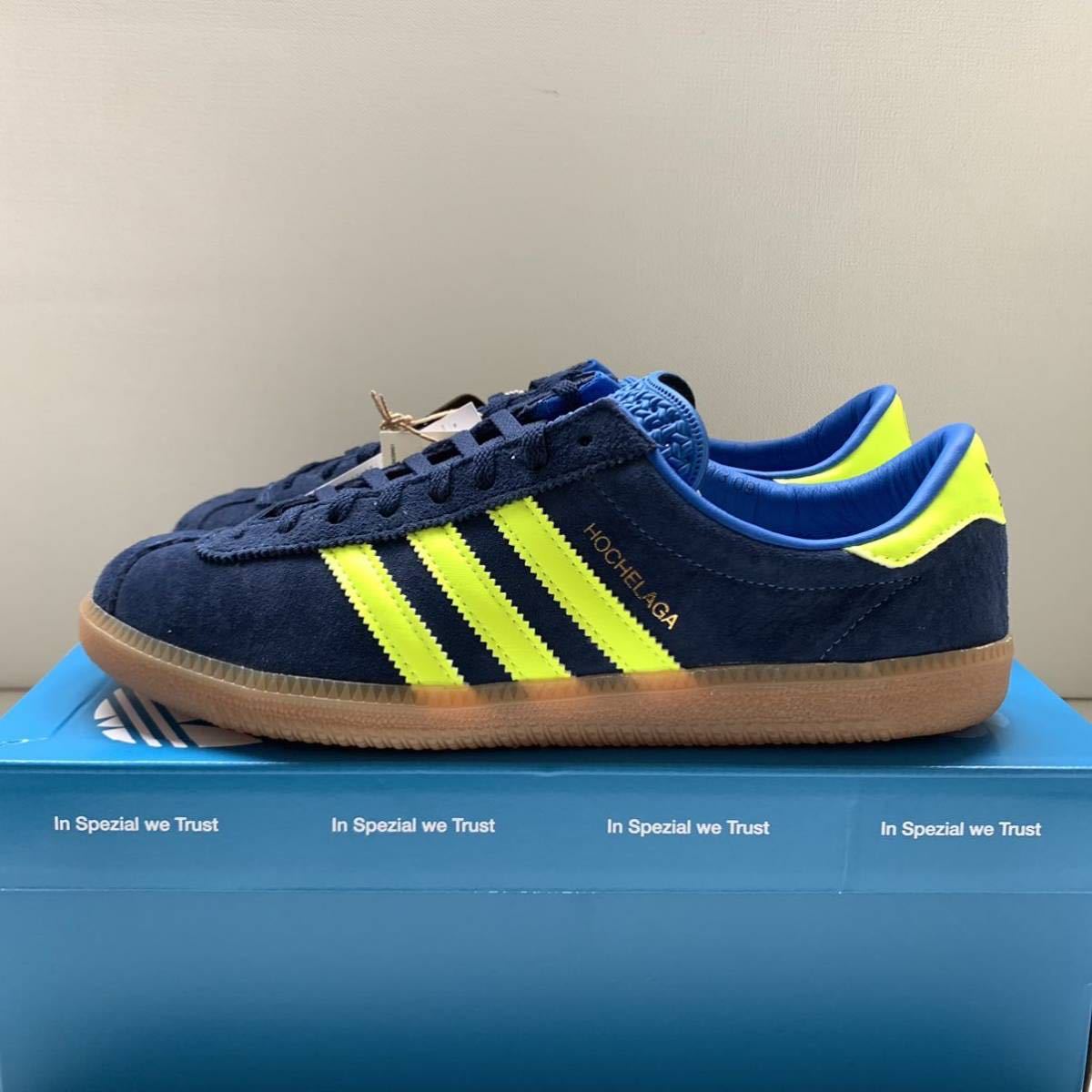 新品レア アディダス オリジナルス オシュラガ スペツィアルADIDAS SPZL HOCHELAGA ネイビー 29.5㎝ ガムソール シティーシリーズ 送料無料_画像4