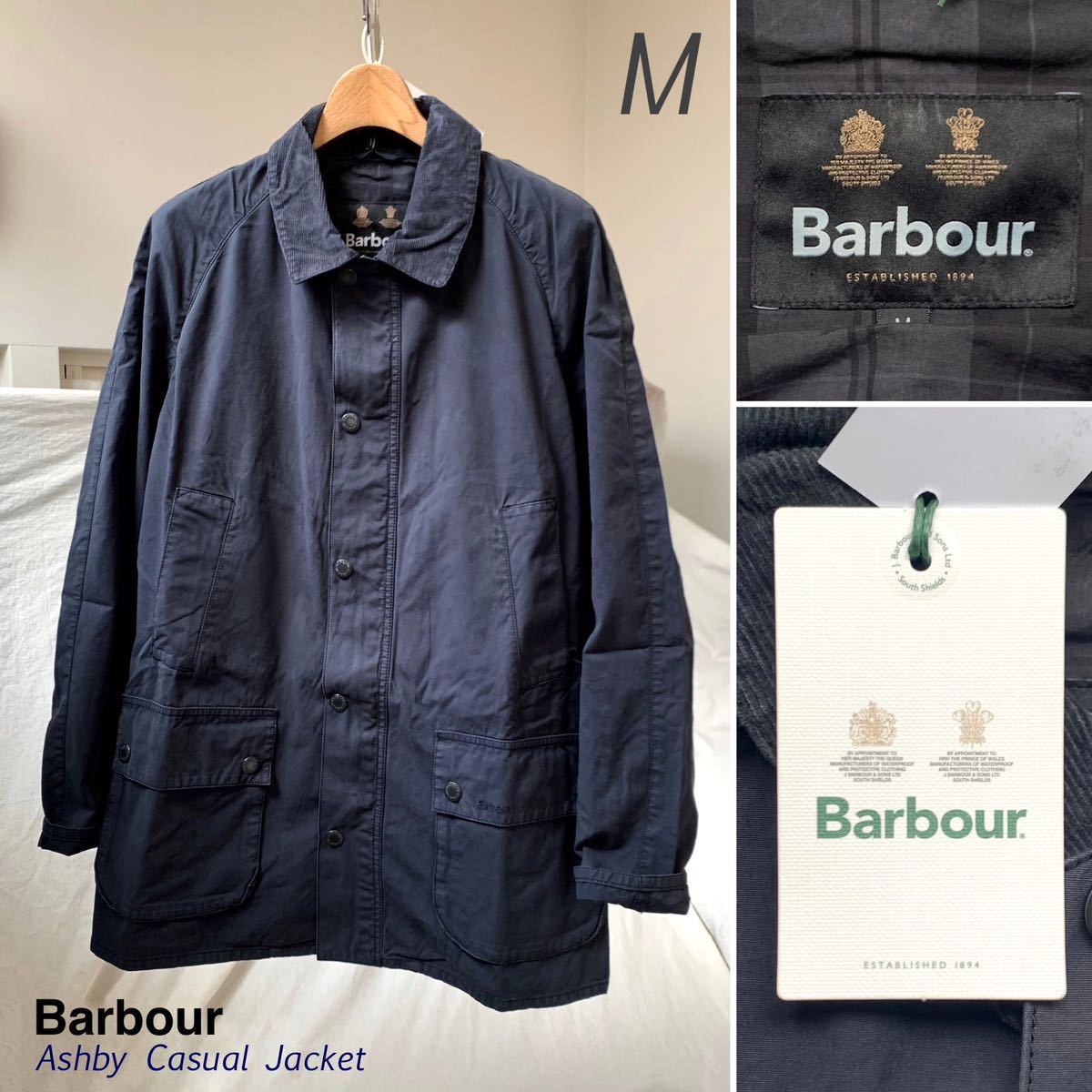 M 新品 バブアー Barbour ASHBY CASUAL JACKET アシュビー M 新品 バブアー Barbour ASHBY CASUAL JACKET アシュビー