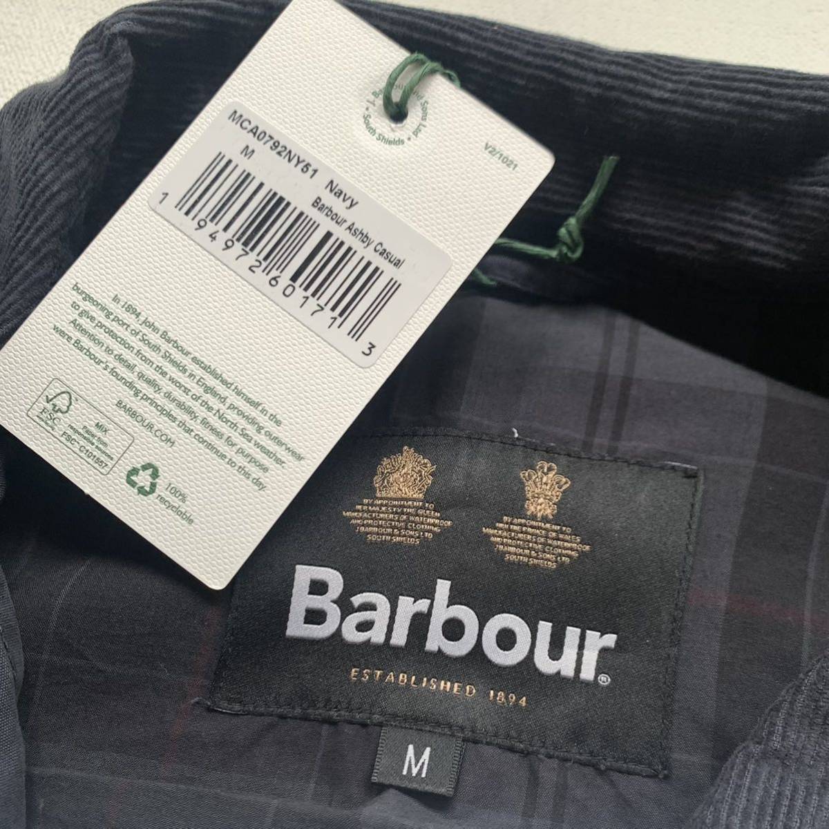 M 新品 バブアー Barbour ASHBY CASUAL JACKET アシュビー M 新品 バブアー Barbour ASHBY CASUAL JACKET アシュビー