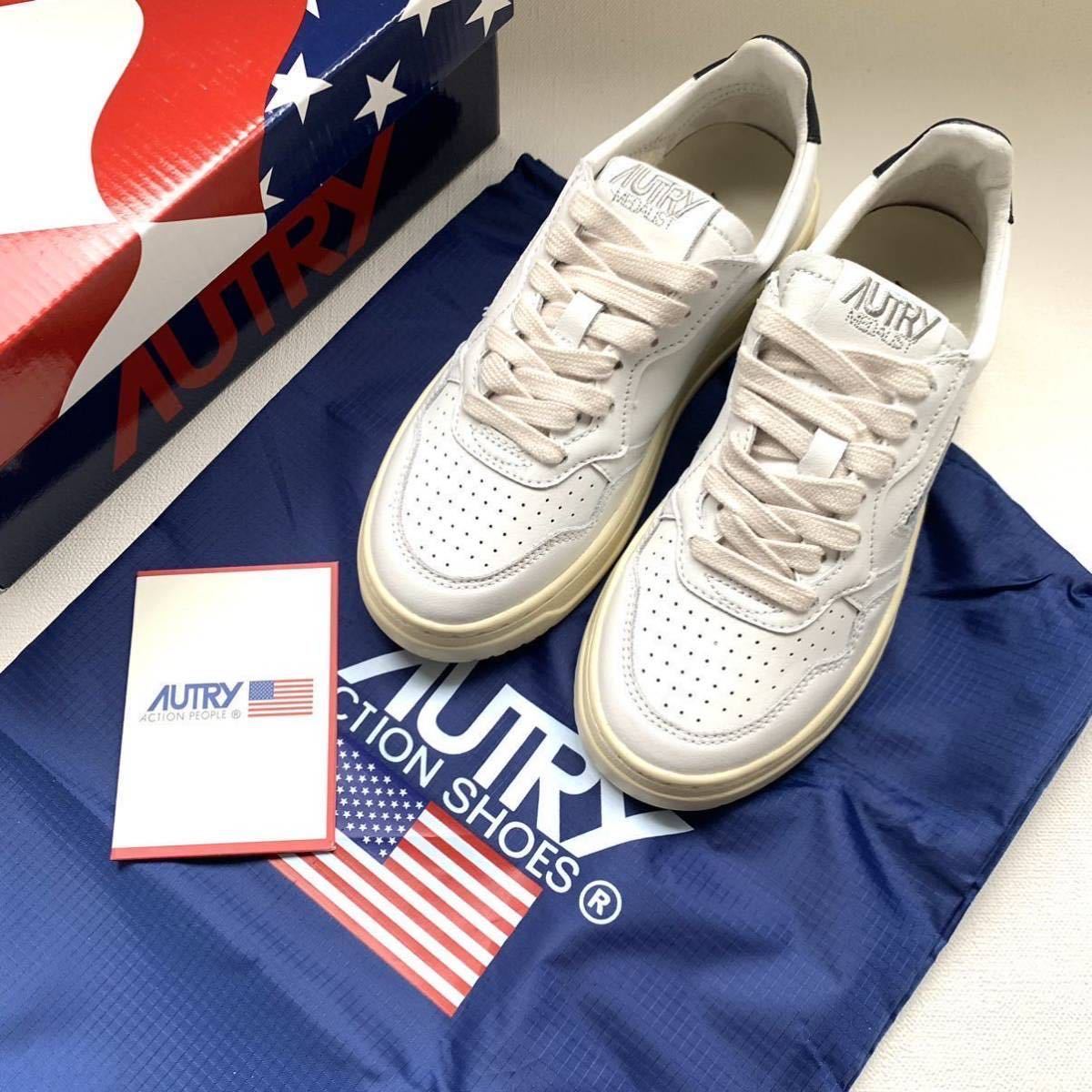 AUTRY オートリー レザー スニーカー ネイビー 新品 AUTRY オートリー MEDALIST LOW メダリスト ロー レザー
