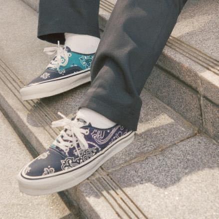 新品レア VANS VAULT バンズ ボルト BEDWIN ベドウィン コラボ UA Og Authentic Lx オーセンティック 29㎝ メンズ バンダナ柄 送料無料_画像8