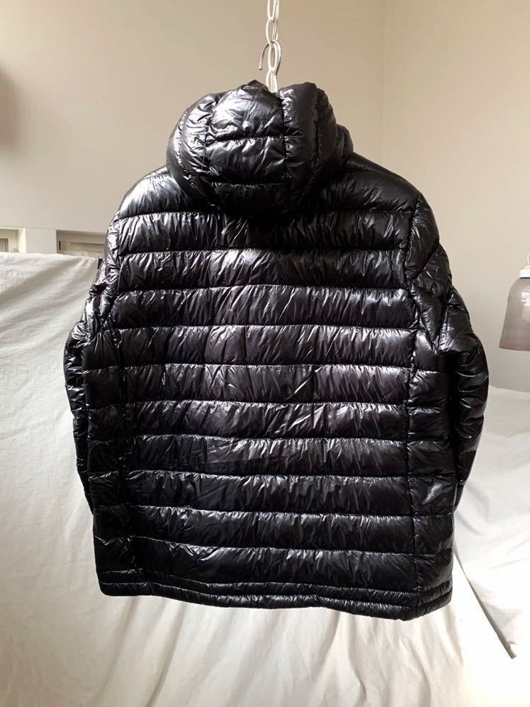 L 新品 NANGA ナンガ AERIAL DOWN PARKA PACKABLE エアリアル ダウン ジャケット パーカー 定4.73万 メンズ 黒 ブラック 日本製 送料無料_画像2