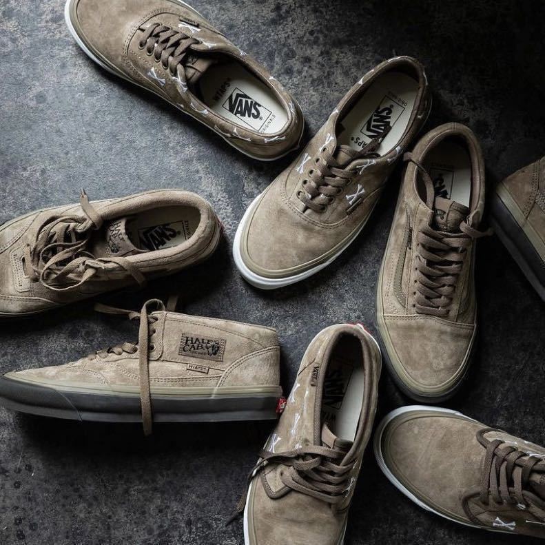 新品レア WTAPS ダブルタップス × VANS VAULT バンズ コラボ OG HALF CAB LX ハーフキャブ 27㎝ コヨーテブラウン スニーカー 送料無料_画像10