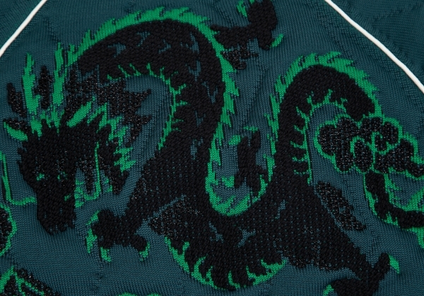 トリコ コムデギャルソン トリコスペシャル 中綿ニットスーベニアジャケット 深緑S 【レディース】_画像3