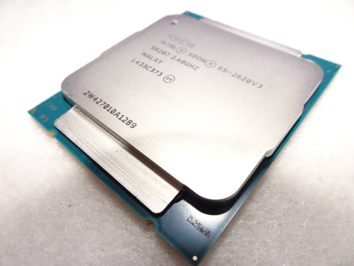 美品 インテル Intel Haswell XEON E5-2620V3 プロセッサー 2.40GHz 3.60GHz SR207 LGA2011-3 動作検証済 1週間保証_画像2