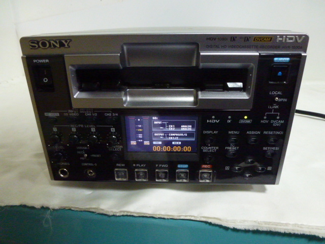 SONY HVR-1500A HDVレコーダー ビデオカセットレコーダー 動作品_画像1