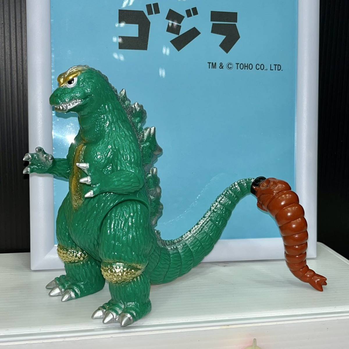 2体セット ①ゴジラ 1964 ② モスラ 幼虫 One up. ソフビsofvi GODZILLA ワンアップ ワンフェス WF 2023 夏