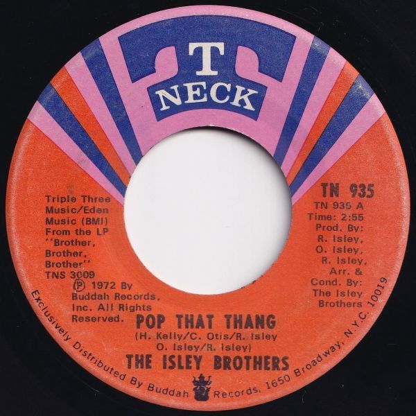 Isley Brothers Pop That Thang / I Got To Find Me One T-Neck US TN 935 204494 SOUL ソウル レコード 7インチ 45_画像1