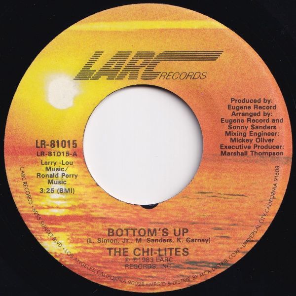 Chi-Lites Bottom's Up / (Groove) LARC US LR-81015 204699 SOUL FUNK ソウル ファンク レコード 7インチ 45_画像1