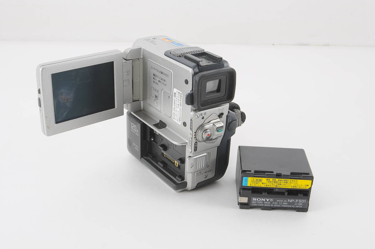 [MPM45]動作品 SONY DCR-PC5 デジタルビデオカメラ ミニDV miniDV Handycam ハンディカム ソニー_画像3