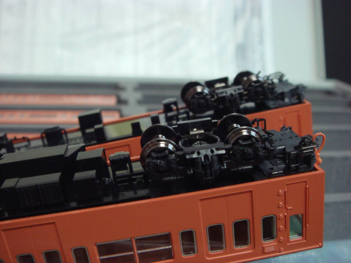 TOMIX(トミックス)製/（品番98370・98372・9316）国鉄103系通勤電車（初期型非冷房車・オレンジ）基本Aセット+増結+サハ/合計6両セットの画像5