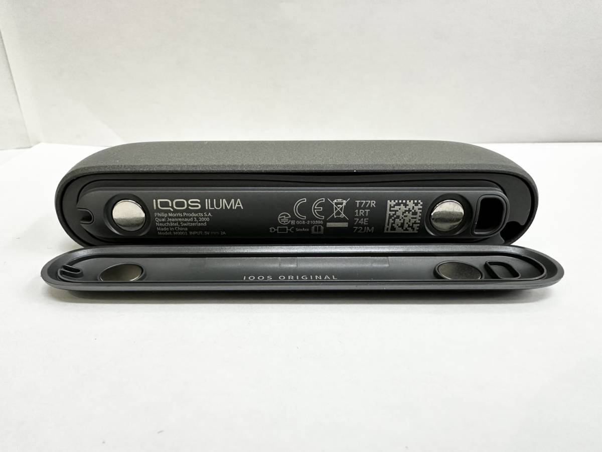 【DK 19527T】1円スタート IQOS アイコス ILUMA イルマ M0001 C1402 グレー通電確認済 喫煙具 可燃式/電子タバコ 中古 現状品_画像4