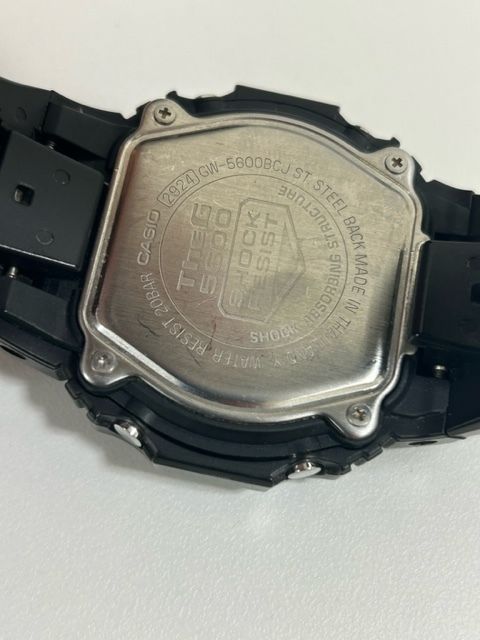 【BW 1459】１円～ CASIO GW-5600BCJ 2924 G-SHOCK 腕時計 電波 ソーラー Gショック カシオ 本体のみ 中古 稼働品 現状品_画像4