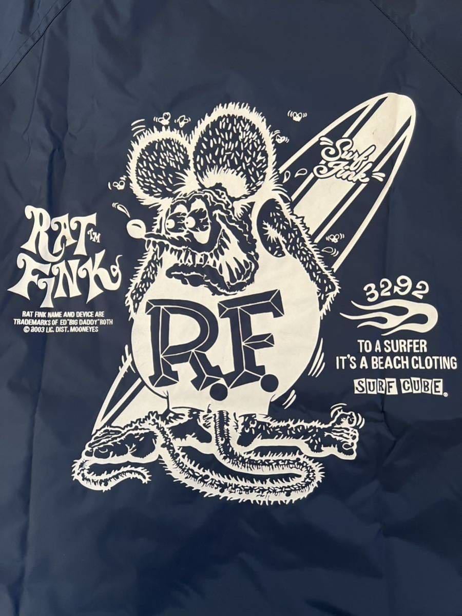 レア！2003 ラットフィンク ジャンパー RATFINK EDROTH MOONEYES SURFエドロスムーンアイズサーフィン_バックプリント