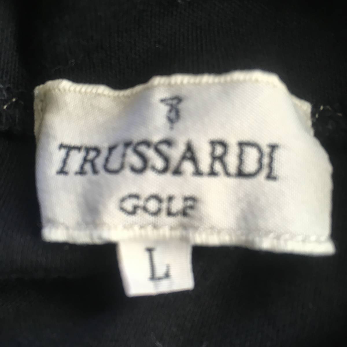 TRUSSARDI GOLF トラサルディゴルフ レディース ハーフジップシャツL_画像3
