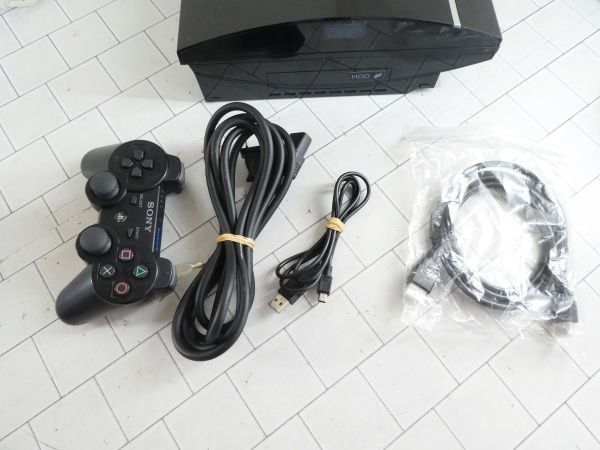 SONY ソニー PS3 プレステ3 PlayStation 3 60GB CECHA00 本体一式 ジャンク_画像2