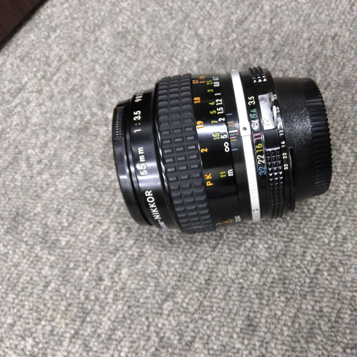 NIKKOR ニコン Nikon　カメラ　レンズ　55mm 1:3,5_画像1